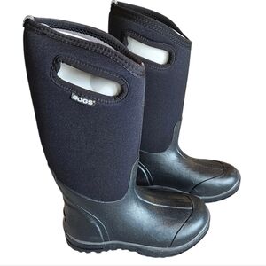 BOGS Waterproof Ultra High Black Rain Boots NEW Womens